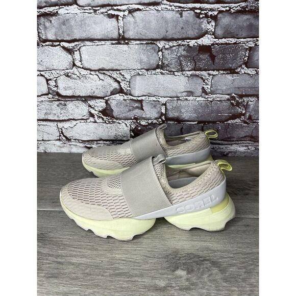 Sorel Kinetic Impact Strap Beige Mesh Synthetic Slip On Shoes Women’s 7M US/38EU - Picture 13 of 16